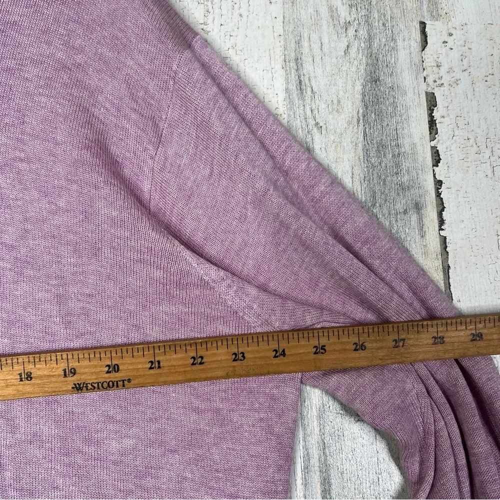 Peter Millar Mens XL Sweater Silk Wool Purple 1/4 Zip‎ Preppy Pullover